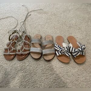 Sandals from Target (Set of 3) Sizes 7-7.5